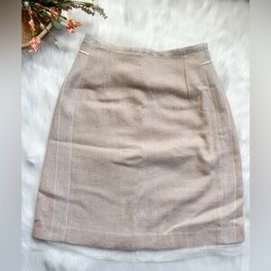 Rochas Made in France textured skirt 38
